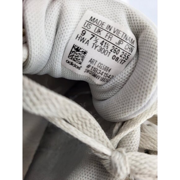 Adidas Cloudfoam Advantage Women’s White/Gold 3 Stripe Shoes Size 9 US - Picture 9 of 11